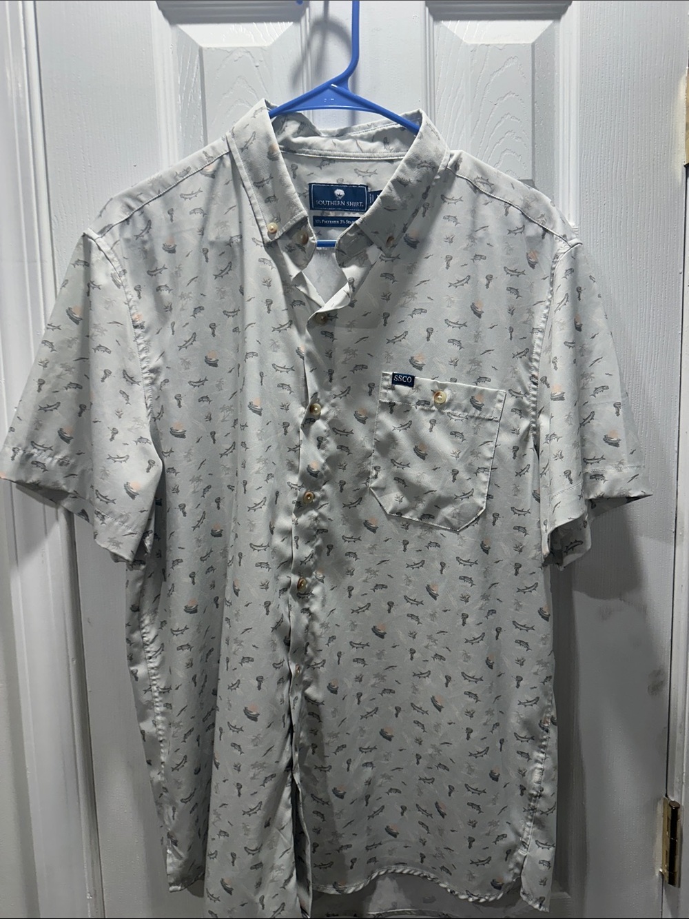 Southern shirt short sleeve button down